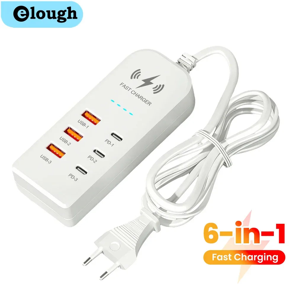 Chargeur de Bureau Multi-Ports USB Rapide