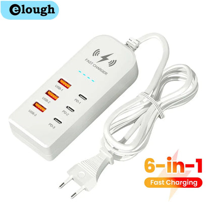 Chargeur de Bureau Multi-Ports USB Rapide