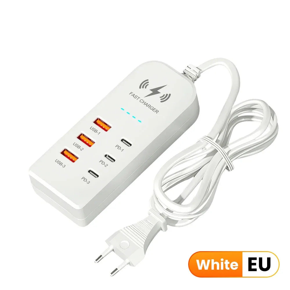 Chargeur de Bureau Multi-Ports USB Rapide