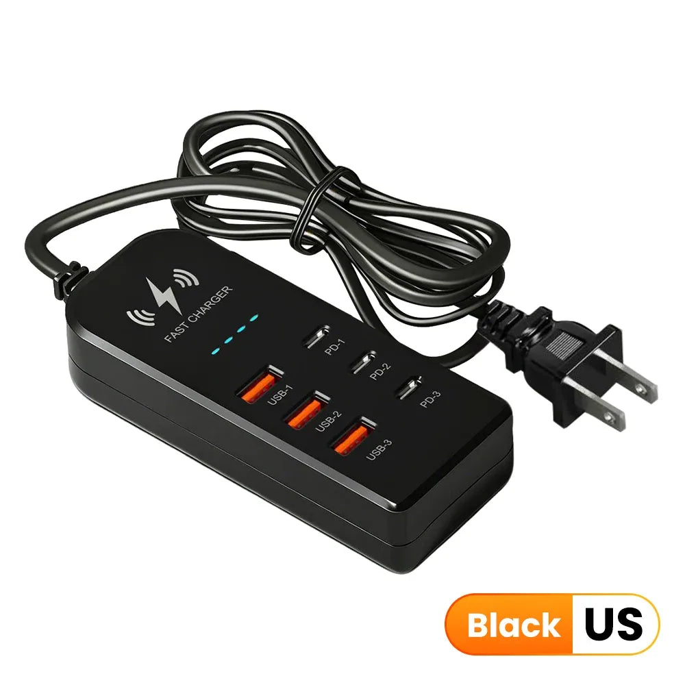 Chargeur de Bureau Multi-Ports USB Rapide