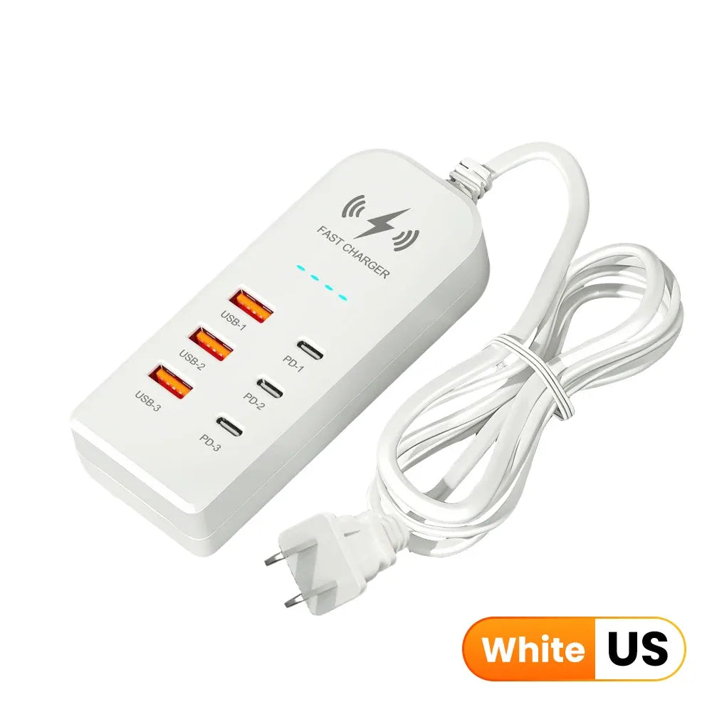 Chargeur de Bureau Multi-Ports USB Rapide