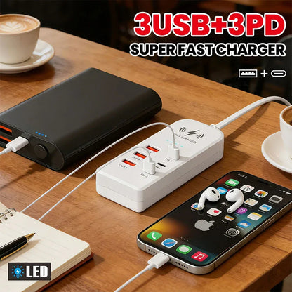 Chargeur de Bureau Multi-Ports USB Rapide